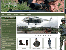 Tablet Screenshot of corporacionmendez.com